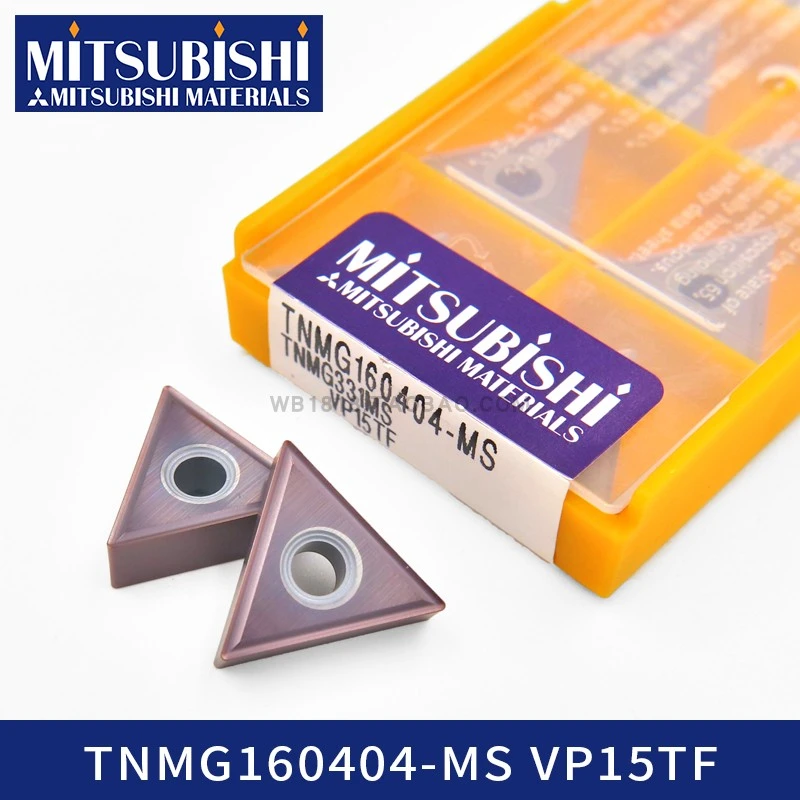 Mitsubishi TNMG160404-MS VP15TF оригинальные карбидные вставки TNMG160408-MS для токарного станка с ЧПУ держатель токарного станка