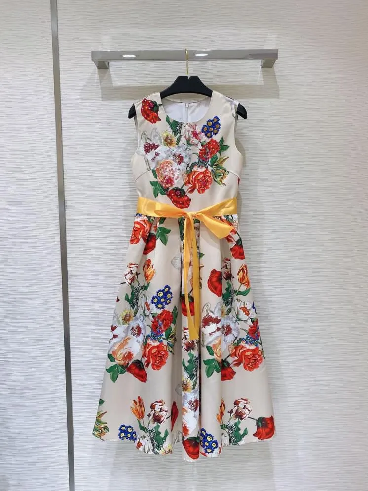 IK0123 High quality New Fashion Women 2021 lady Dress Luxury famous Brand European Design party style dress | Женская одежда