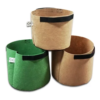 

Grow Bags Aeration Non-Woven Fabric Pots With Handles Eco Friendly Planting Grow Bags For Plant