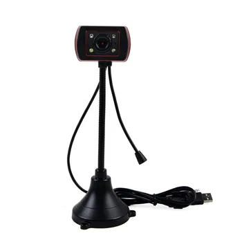 

LED HD Webcam Desktop Computer PC Video Usb With Microphone Night Vision Camera Video Calling Meetting Computer Camera