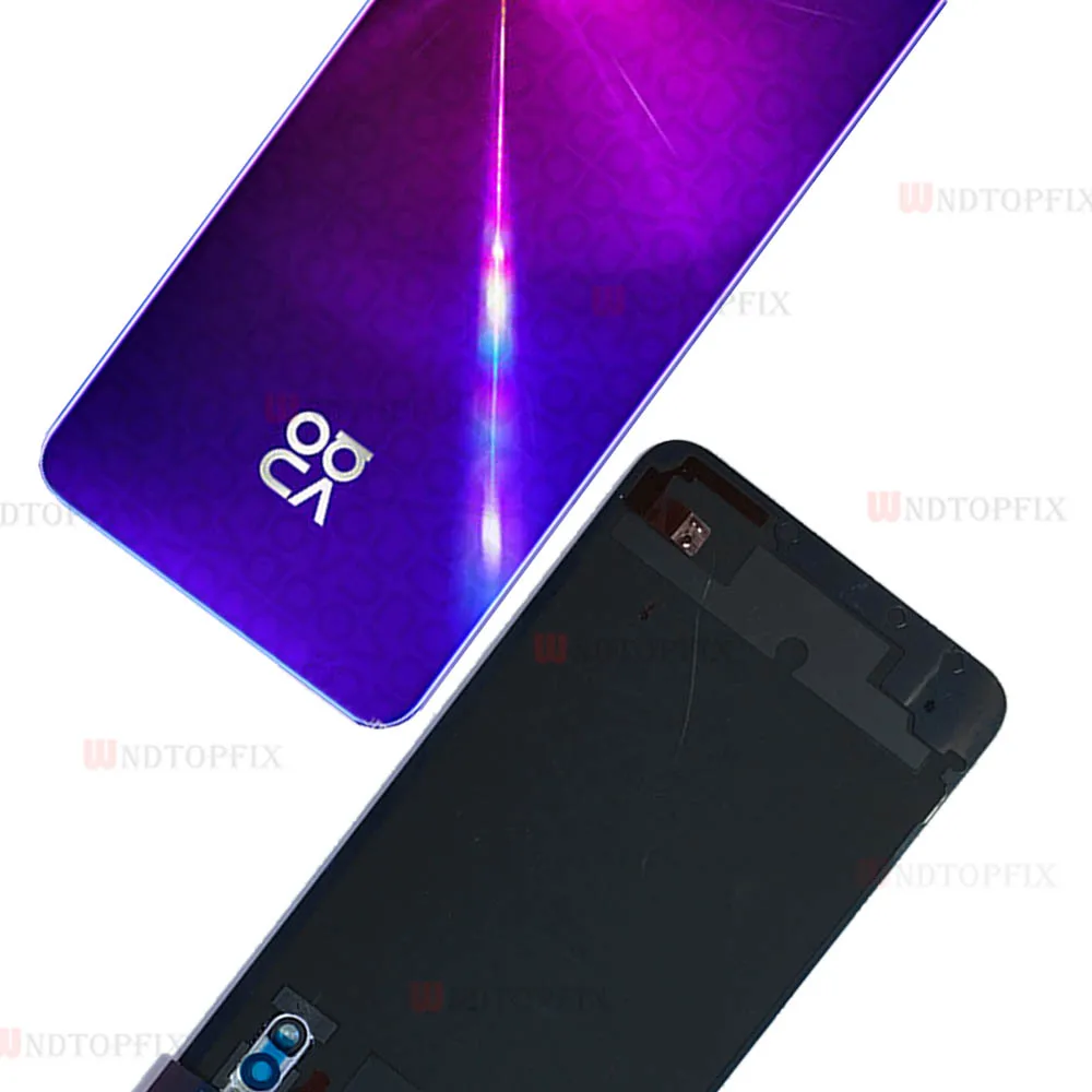 Для huawei Nova 5t Задняя крышка Nova5t крышка батареи дверь задняя стекло для Honor 20 se крышка батареи Корпус чехол с объективом