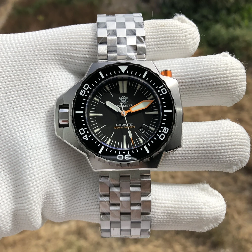 STEELDIVE 1969 дайверские часы Для мужчин автоматические механические 1200 м