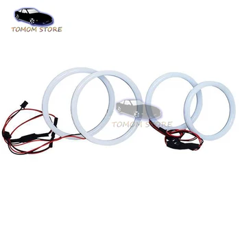 

2x (100mm+120MM) White Cotton Light Angel eyes Halo ring kits NO error for BMW E92 auto headlight accessories