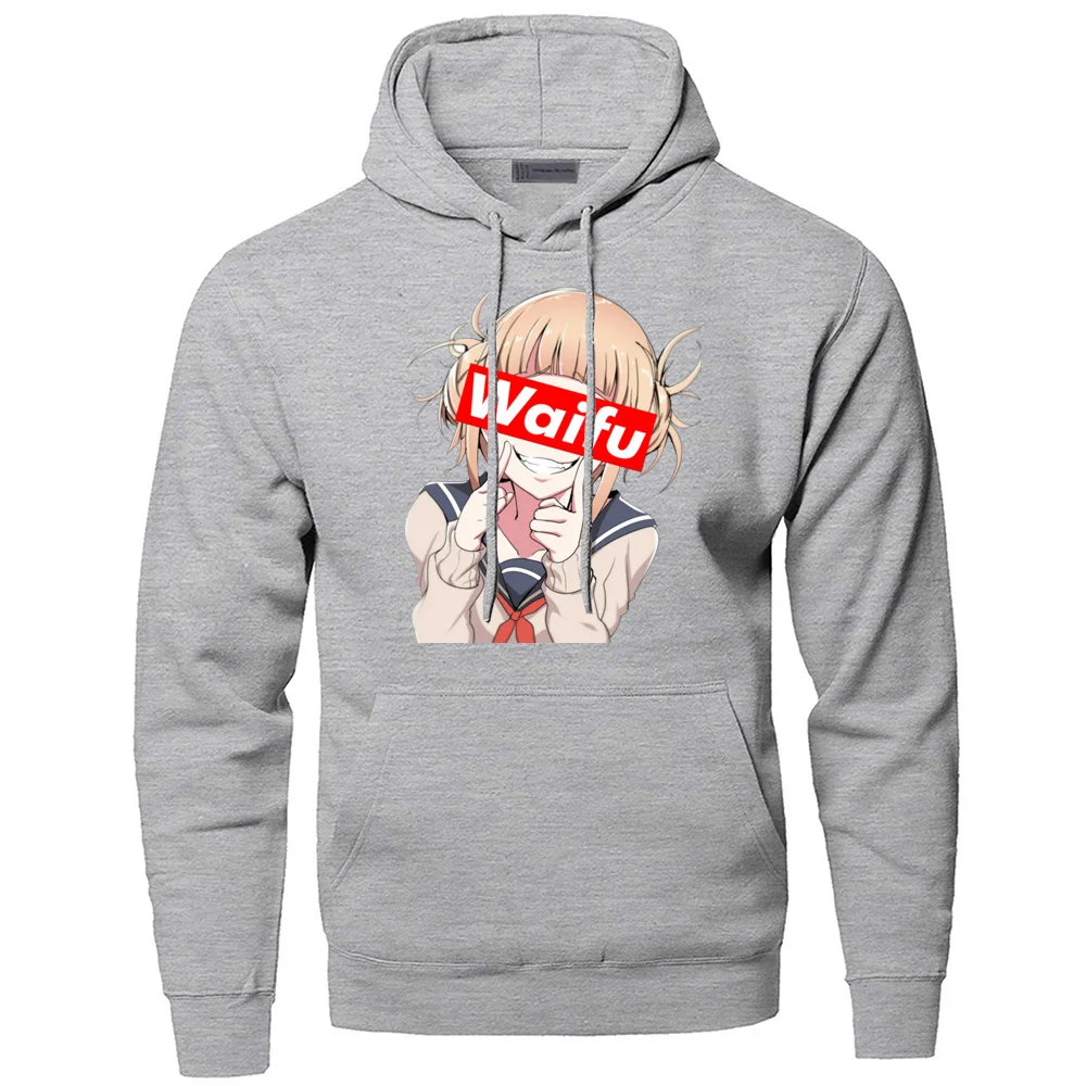 

My Hero Funny Academia Hoodies Men Sweatshirts Neko Girl Waifu Ahegao Hooded Winter Autumn Kawaii Girl Streetwear Sportswear