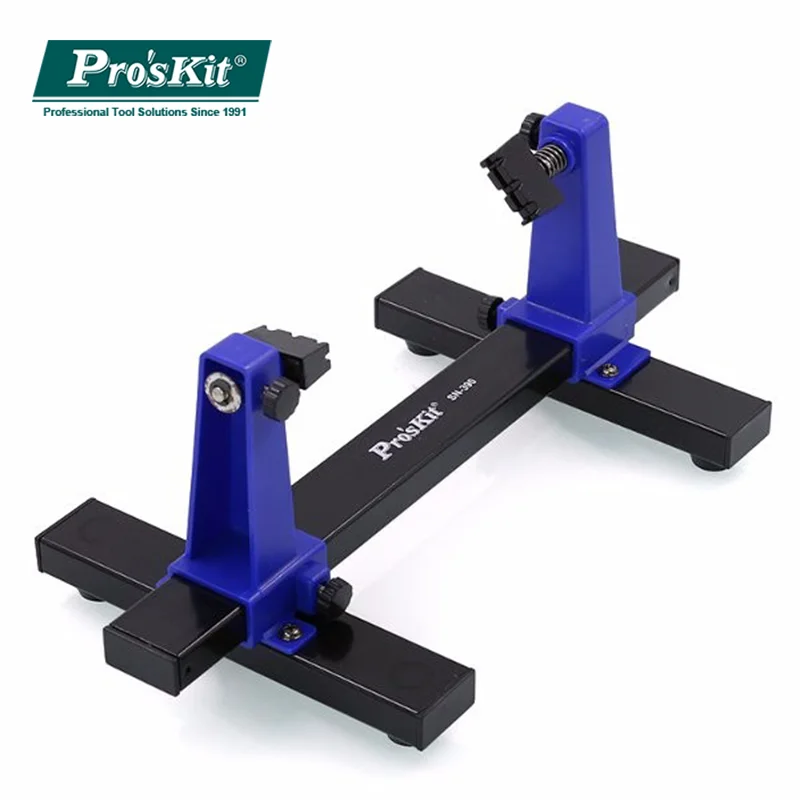 Pro'skit SN-390 Adjustable Soldering Clamp Holder PCB Holder Work Station Platform PCB Soldering Assembly Stand Clamp Fixture
