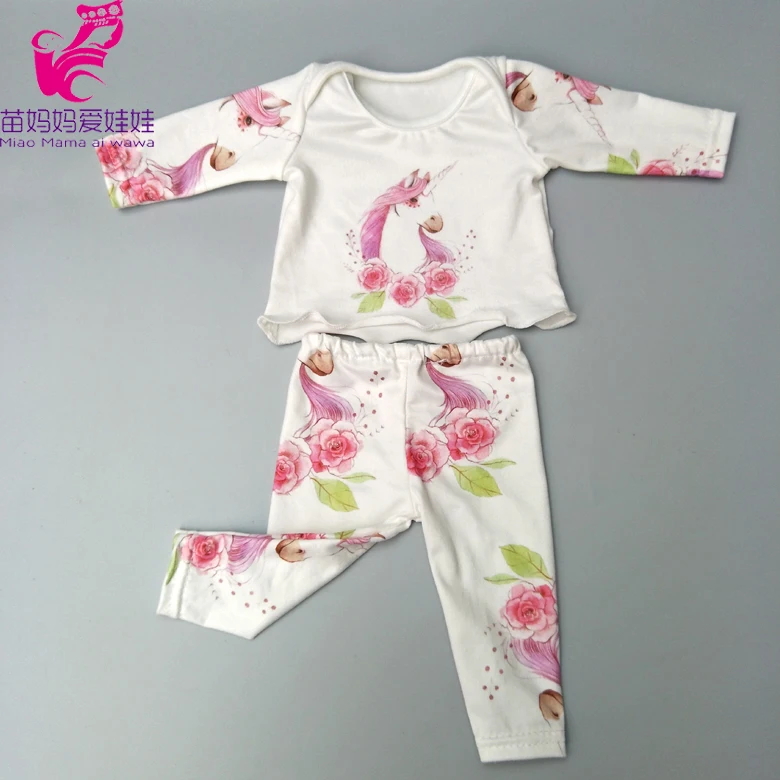 43 см новорожденная Кукла Одежда Комбинезоны для 17 дюймов Baby bona кукла брюки шляпа для игрушки одежда - Цвет: A5