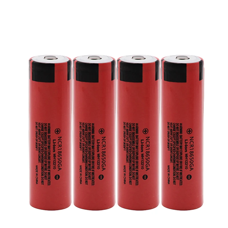 Original 18650 rechargeable battery 3.7V 3500mAh ncr1865GA 30A discharge for toy flashlight pointed lithium battery