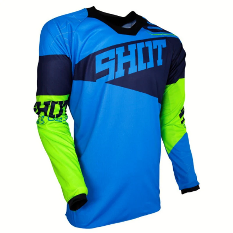 Розовый Moto cross jersey maillot ciclismo hombre dh Горные Джерси для бездорожья горный spexcec clycling с длинным рукавом mtb jersey - Цвет: Розовый