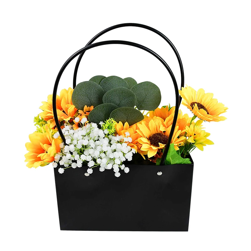 Premium Kraft Paper Flower Boxes for Wedding Rose Bouquet Arrangements, Handheld Gift P... - SKU KPFB1538 - UGI Packaging