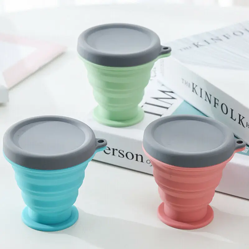 

Portable Silicone Telescopic Drinking Collapsible Folding Cup for Travel Camping