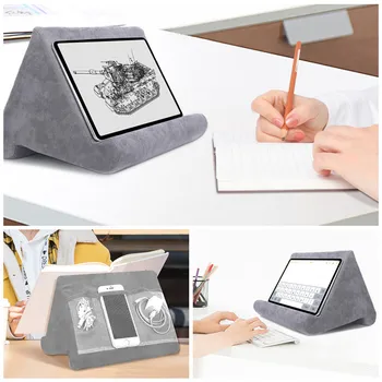 Multifunction Pillow Tablet Phone Stand For iPad Laptop Cell Flexible Mobile Phone Holder Support Bed