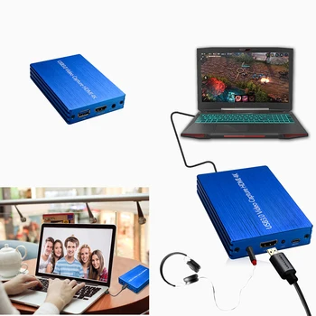 

USB 3.0 Video Capture HDMI to USB 3.0 1080P HD Video Capture Card for TV PC PS4 Game Live Stream for Windows Linux Os X 2020