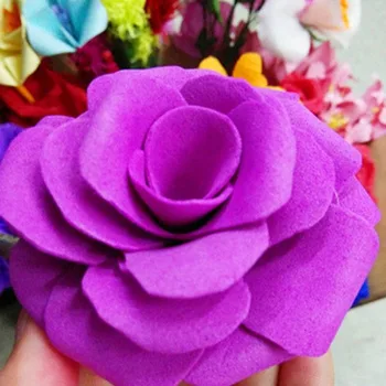 

10 Pcs/Sets 50*50CM/ Foam Paper Handmade Foam Sheets Sponge Paper DIY Handcraft Materials Multicolour Flower Prop Party