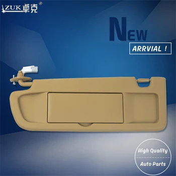 

ZUK Front Left Side Driver Side Car Sunvisor For HONDA CIVIC FA1 2006 2007 2008 2009 2010 2011 With Lamp Type Beige Color