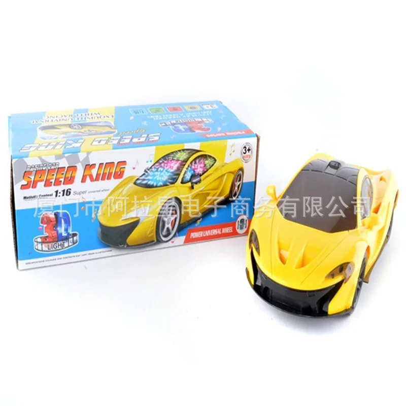 

CHILDREN'S Toy Small Sports Car Electric Universal City Sports Car Children'S Educational Toy 3D Light And Music Sports Car