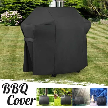 

147x61x122cm 600D BBQ Cover Outdoor Dust Waterproof Weber Heavy Duty Charbroil Grill Cover Rain UV Protective Outdoor BBQ Cover