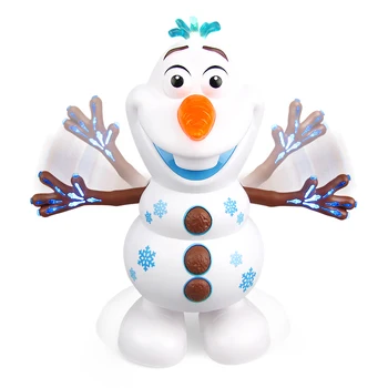 

Hot Movie Olaf PVC Action Figures Toys Electric Dancing Snow Light Concert Singing Hand Dancing Machine Snowman Christmas Gifts