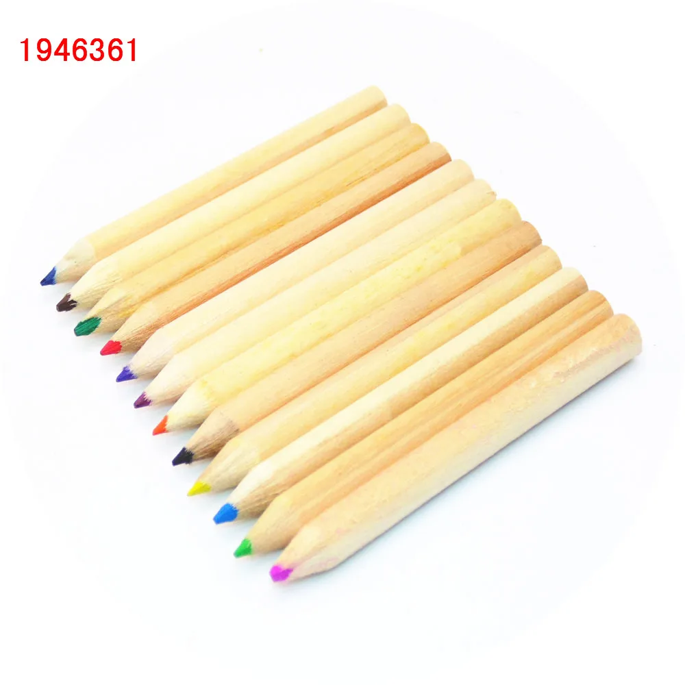 12pcs/set Non-water Soluble Color Pencils For Kids In Storage Jar