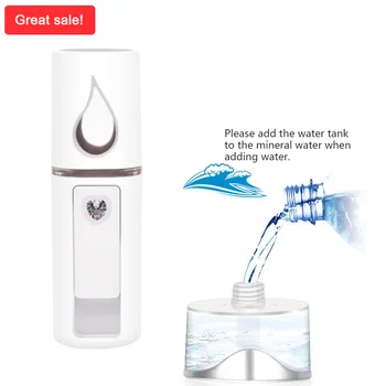 

2020 clearance Mini Nano Facial Sprayer USB Nebulizer Face Steamer Humidifier Hydrating Anti-aging Wrinkle Skin Care Tools