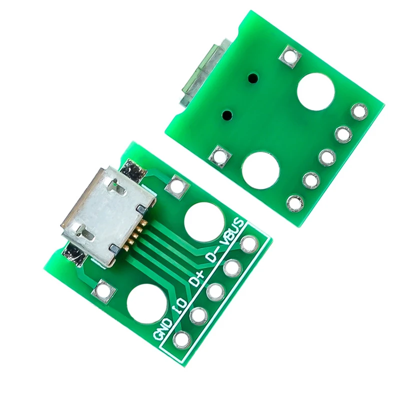 10 шт. Micro USB Для DIP адаптера 5pin гнездовой разъем плата модуля панель 5 контактный