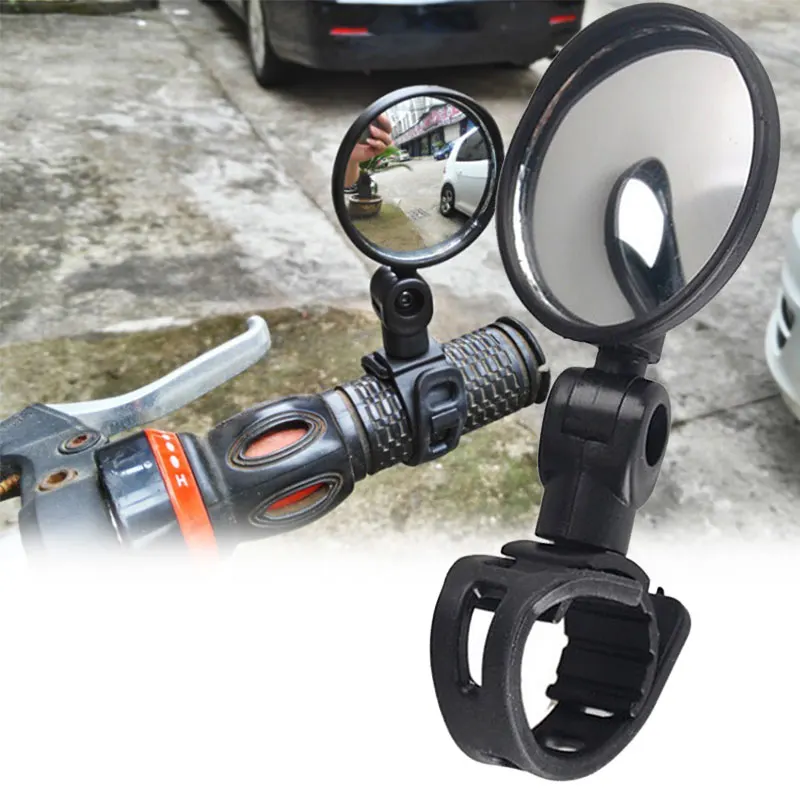 Economic Bicycle Rearview Mirror Rearview Mirror Black Emergency Tool Cyclist Security Sports Enthusiasts Rear View Mirror