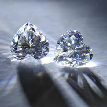 

Veryins Test Positive 1ct 6.5mm EF Color VVS1 Excellent Heart Shaped Cut Moissanite Loose Stone for Fine Jewelry Making