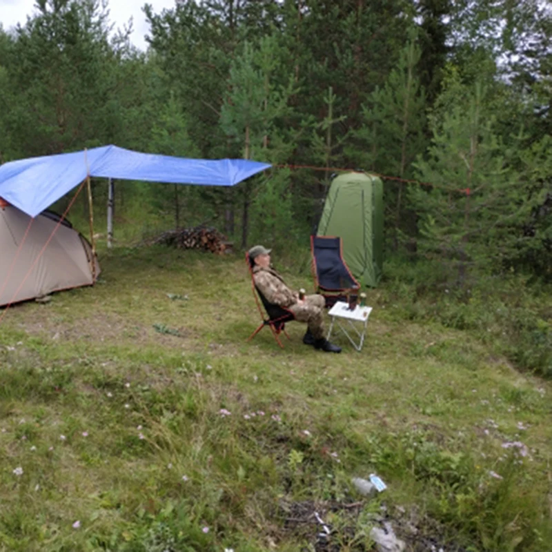 Billig Tragbare Faltbare Mond Stuhl Angeln Camping BBQ Hocker Folding Erweiterte Wandern Sitz Garten Ultraleicht Office Home Möbel