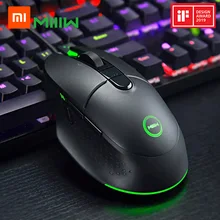 Xiaomi MIIIW игровая мышь 700G RGB красочное освещение Проводная игровая мышь 32 бит 6 кнопок 7200 dpi Эргономичный геймер ПК ноутбук MWGM01