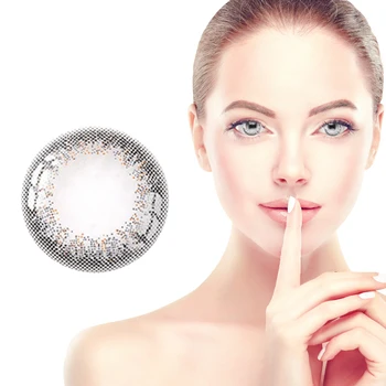 

[Promote sales]Free shipping Hydron Beautiful Pupil 2pcs quarterly disposable colored contact lenses cosmetic Party Gift