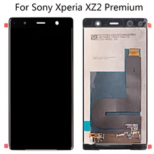 Écran tactile LCD avec châssis, 5.8 pouces, pour Sony Xperia XZ2 Premium 3840x2160 H8166, Original=