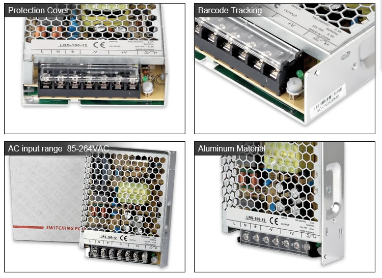 LRS ac dc smps 8a 100w 12v импульсный источник питания