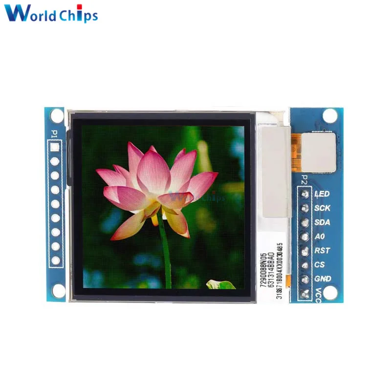 1," дюймовый TFT ips lcd 1,6 дюймов OLED прозрачно-отражающий дисплей модуля lcd DIY последовательный порт SPI 130*130 связь для Arduino