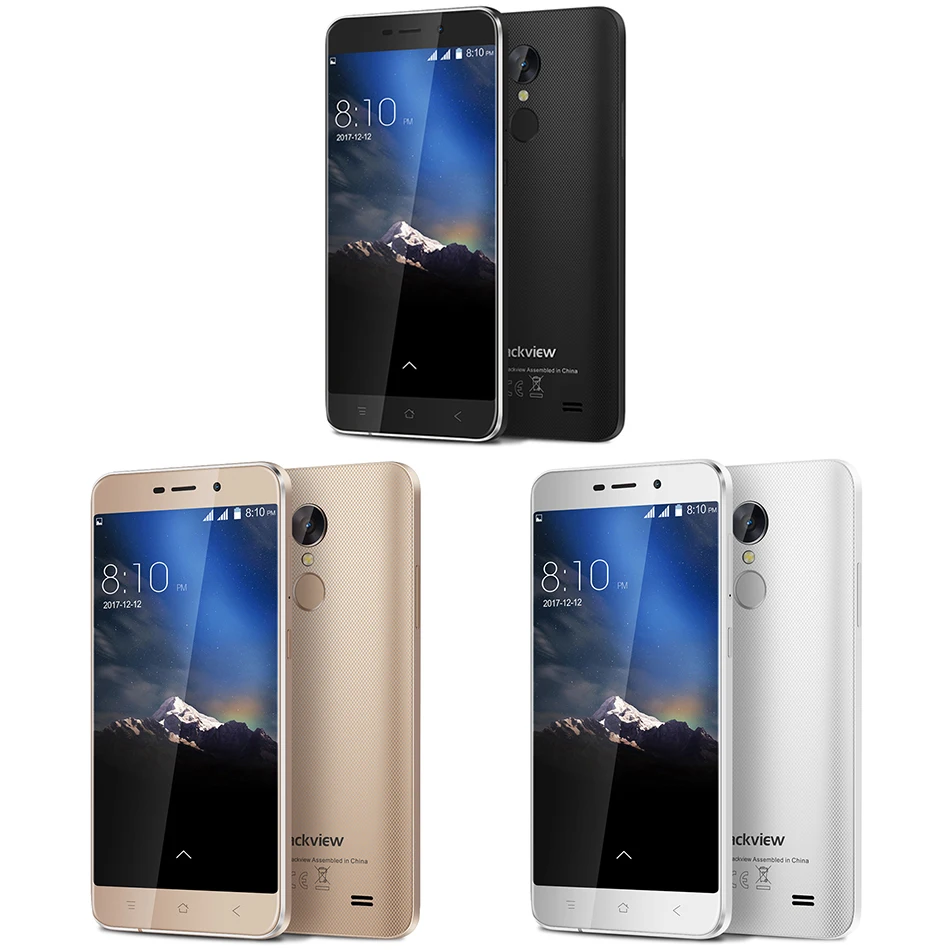Смартфон Blackview A10 3g 5 0 дюймов 720 P HD ips Android 7 2 Гб ОЗУ 16 ПЗУ четырехъядерный с