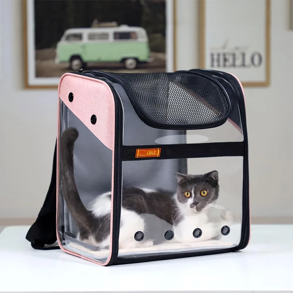 

New Mesh Breathable Pet Carrier Dog Puppy Pets Backpack Cat Small Pet Sling Front Carrier Comfort Travel Tote PVC Shoulder Bag