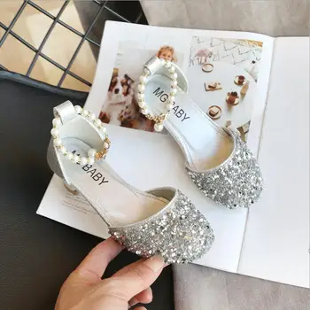 

Fashion Diamond High Heels Bow Little Girls Summer Sandals Kids Shoes Princess For Children Shoes Wedding 3 4 5 6 7 8 9 10 11