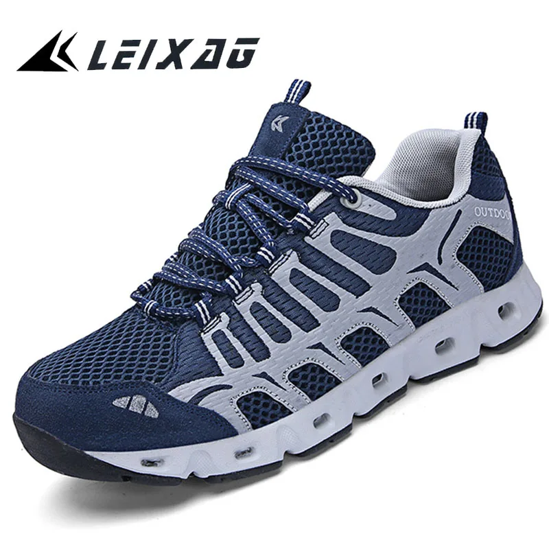 

LEIXAG Unisex Hiking Shoes Outdoor Sport Climbing Mountain Shoes Breathable Mesh Soft Athletics Trekking Shoes Couple Sneakers