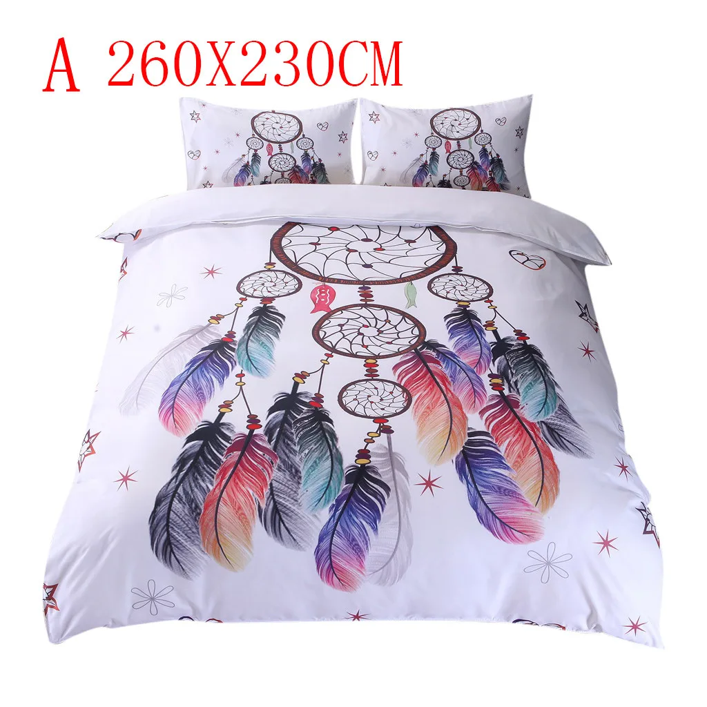 Комплект постельного белья из трех предметов в богемном стиле|Пододеяльник| |