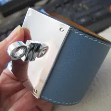 316L Нержавеющая сталь широкий телячья кожа браслет серебро/золото Цвет Панк ювелирные изделия для женщин