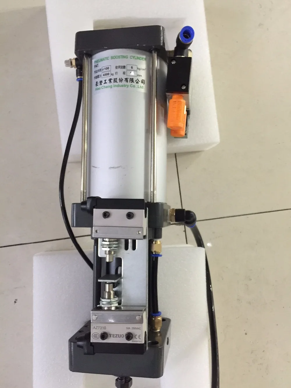 4500 т (кг) 15 мм воздушного цилиндра для BT30 ИЛИ BT40 шпинделя ATC cnc фрезерный станок