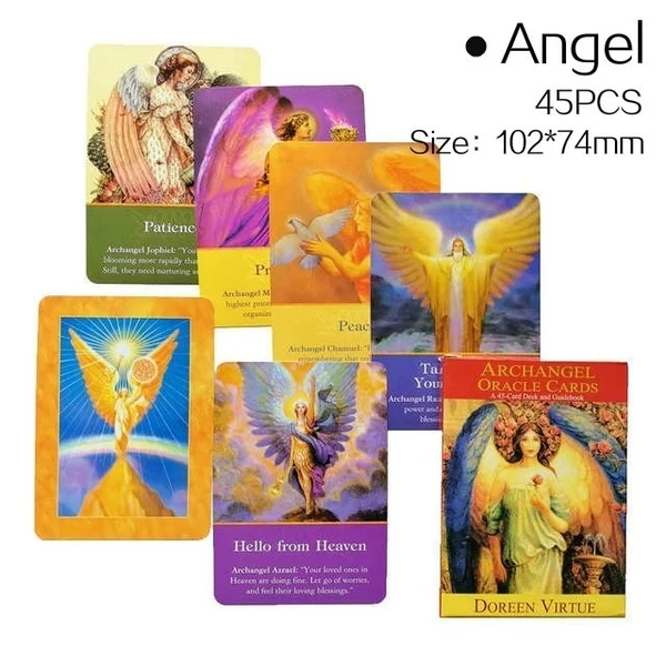 Angle Archangel Oracle Card английская карточная игра для чтения, настольная игра, Earth Magic Oracle Cards, колода Для Таро для личного использования, 6 стилей - Цвет: Angle