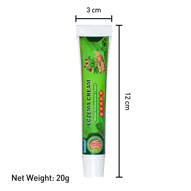 Sumifun 1Piece Skin Problems Treatment Antibacterial Cream Chinese Herbal Analgesic Anti-Itching Eczema Ointment P1083