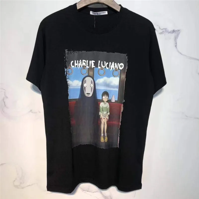 Футболки с рисунком из аниме «Charlie luciano» для мужчин, лучшее качество, хлопковая футболка, футболка с надписью «Charlie luciano» - Цвет: 10