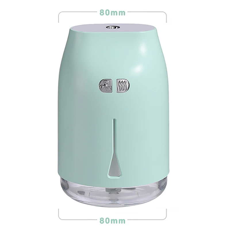 240Ml Home Car Purifier Atomizer Water Droplets Aroma Diffuser USB Mini Air Humidifier 7 Color Atmosphere Night Light