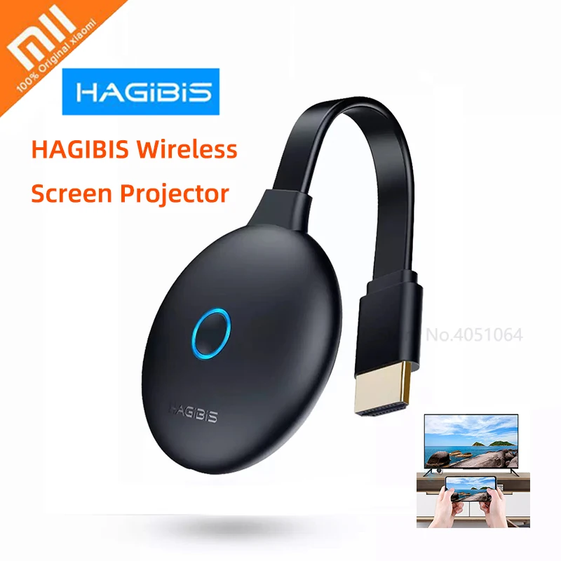 Xiaomi HD беспроводной экран проектор мобильный Телевизор с экраном Hdmi видео передатчик 4K Apple Android автомобильный монитор офис умный дом