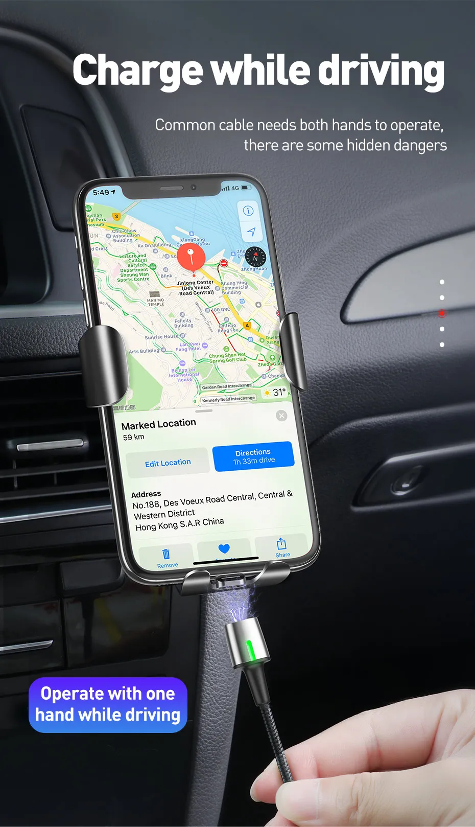 Магнитный Micro USB кабель Baseus для быстрой зарядки iPhone samsung, Магнитный зарядный адаптер usb type C, кабели для мобильных телефонов