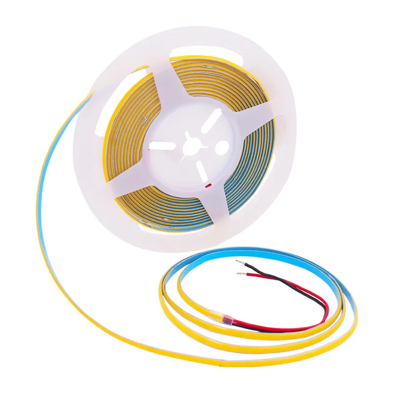 

50m 2.7mm 3mm Ultra Slim Thin Narrow COB LED Strip Car Light 480LEDs/m Flexible Natural White 4000k Red Green Blue 3000K 6500K