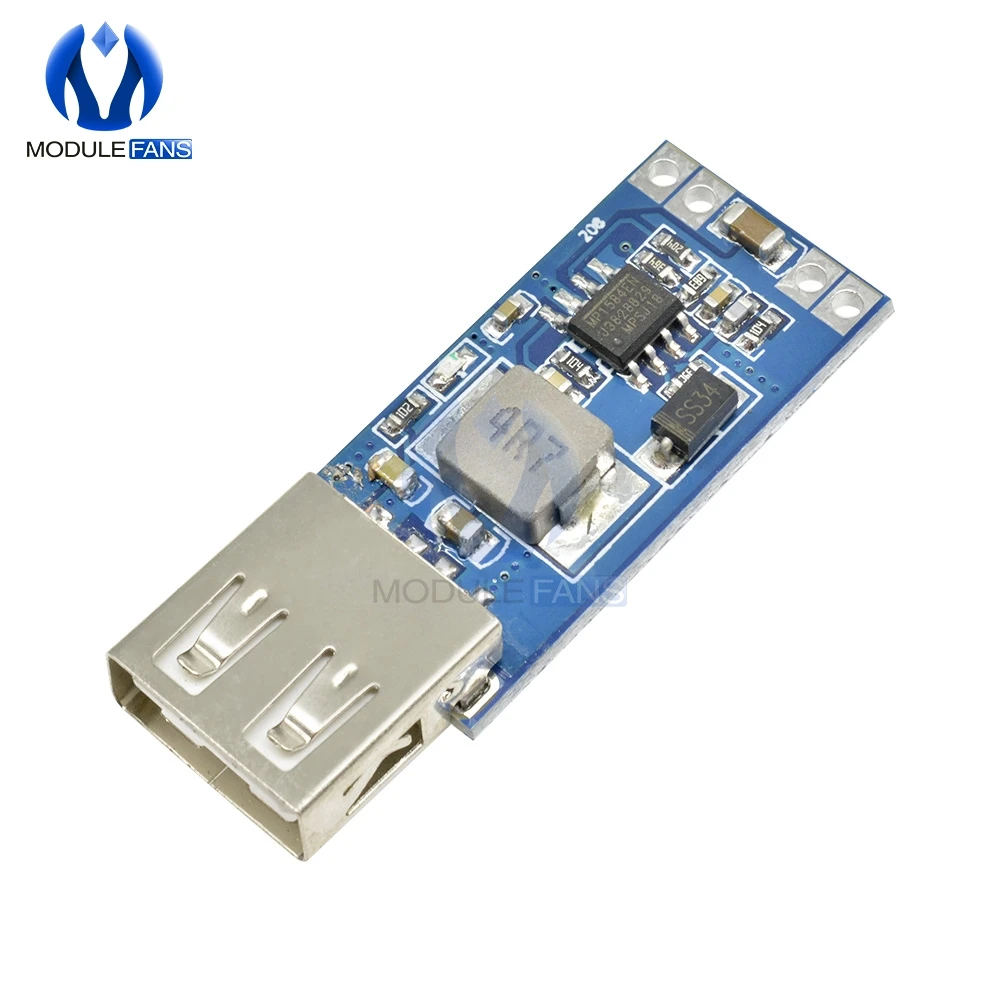 Понижающий модуль питания от 9 В/12 В/24 В до 5 3 А с USB 2 а точное автомобильное