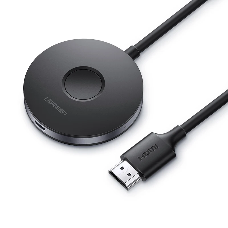 Ugreen HDMI беспроводной дисплей приемник 5G WiFi 4K мобильный экран литой зеркальный адаптер ключ для iPhone Mac iOS Android к телевизору - Цвет: WiFi Display Dongle