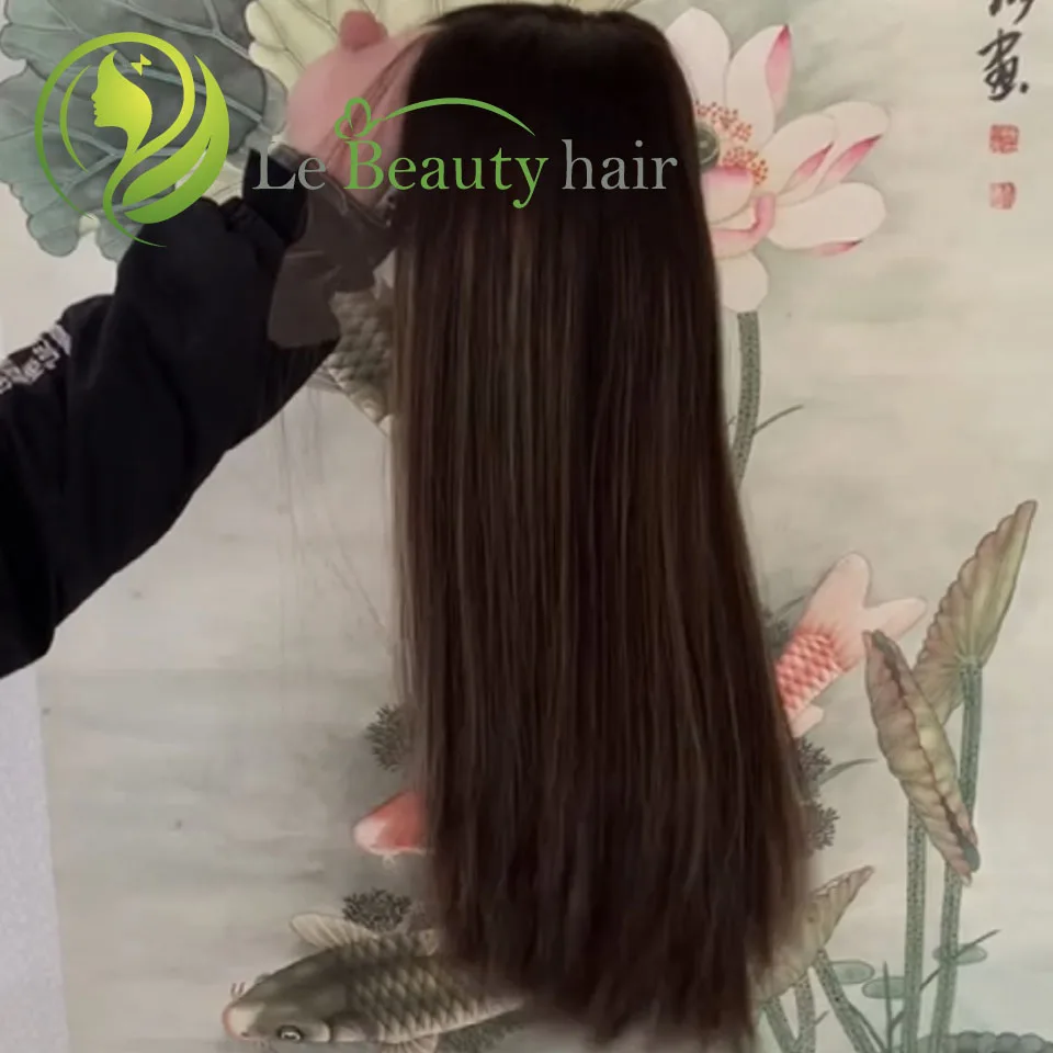 Jewish Wig European Hair Kosher Wigs Swiss Lace Top Wig Unprocessed Natural Hair HD Lace With Baby For Young Women