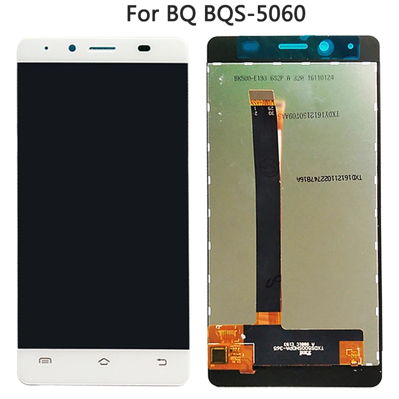 Оригинальный для BQ Mobile BQS-5060 BQS 5060 BQS5060 BQ-5060 BQ5060 Silm ЖК-дисплей + сенсорный экран в